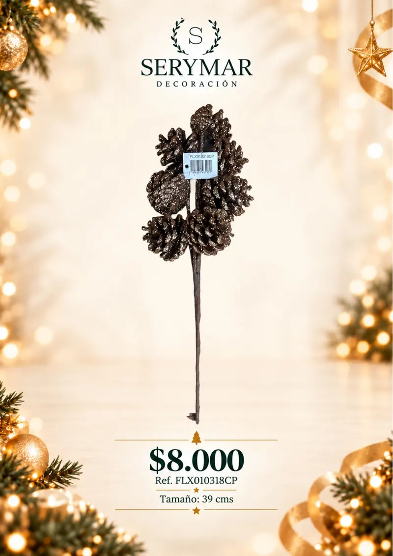Follajes de Navidad · Ref. FLX010318CP — página 89 del Catálogo Navidad 2026 de SERYMAR Decoración