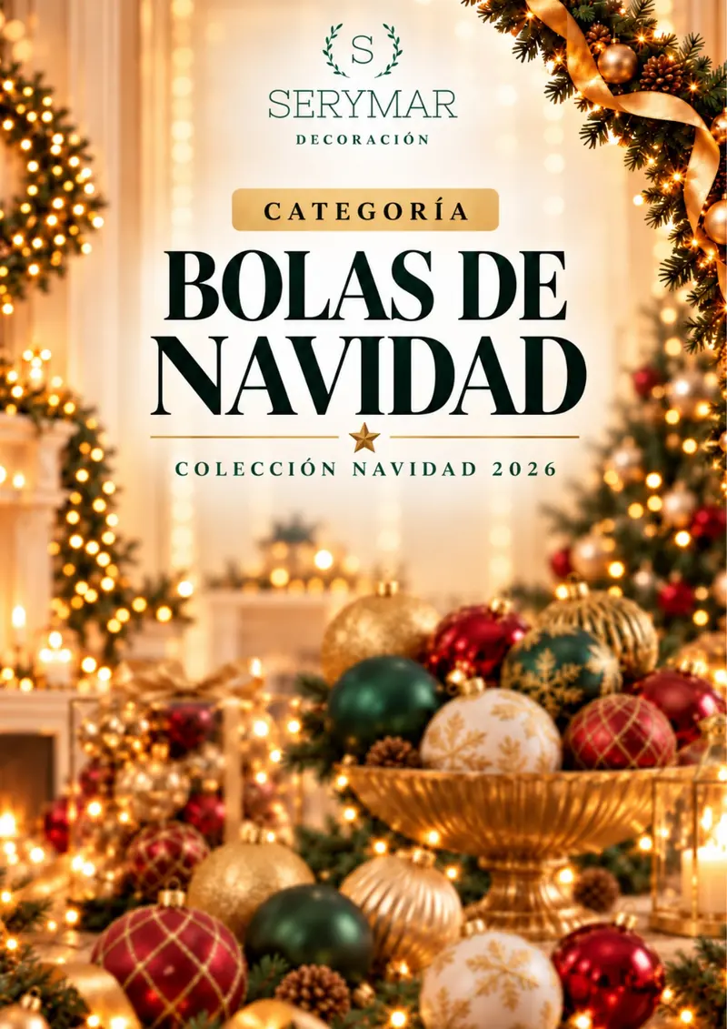 Bolas de Navidad — página 97 del Catálogo Navidad 2026 de SERYMAR Decoración
