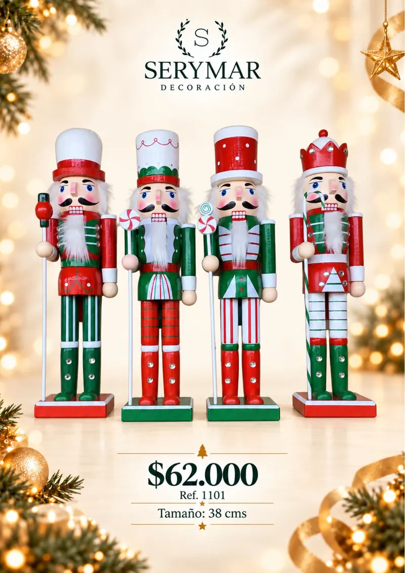 Muñecos y figuras · Ref. 1101 — página 145 del Catálogo Navidad 2026 de SERYMAR Decoración