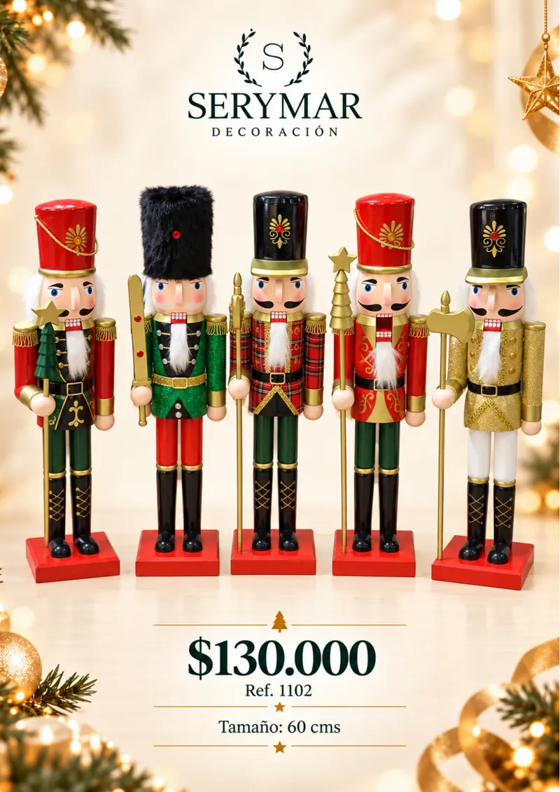 Muñecos y figuras · Ref. 1102 — página 147 del Catálogo Navidad 2026 de SERYMAR Decoración
