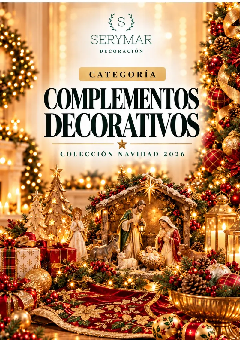 Complementos decorativos — página 155 del Catálogo Navidad 2026 de SERYMAR Decoración