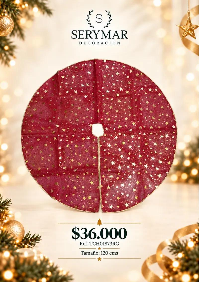 Complementos decorativos · Ref. TCH01873RG — página 156 del Catálogo Navidad 2026 de SERYMAR Decoración