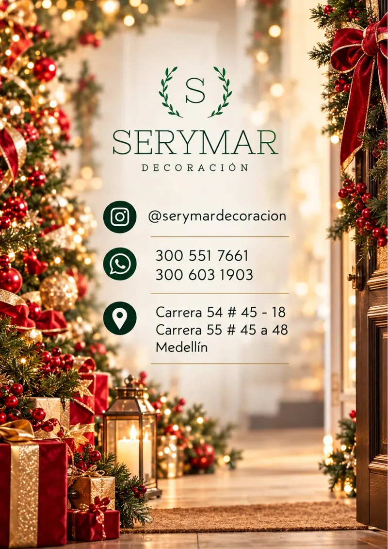 Contacto — página 160 del Catálogo Navidad 2026 de SERYMAR Decoración